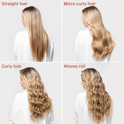 Cordless rechargeable mini flat iron and curler — photo 4