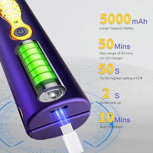 Cordless Titanium Travel Flat Iron 5000mAh — photo 4