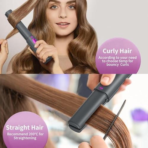 Cordless two in one flat iron and curler — photo 4