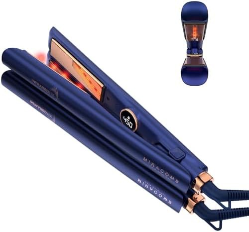 Titanium straightening iron with infrared light
