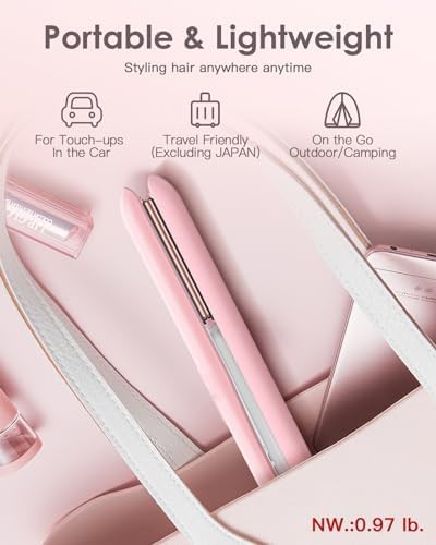 Cordless ceramic straightener with case — photo 3