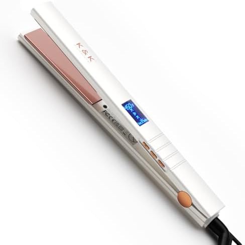 Nano ceramic digital hair straightener