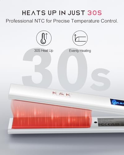 Nano ceramic digital hair straightener — photo 5