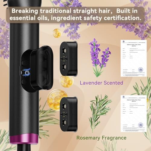 Steam hair straightening brush with essential oils — photo 4