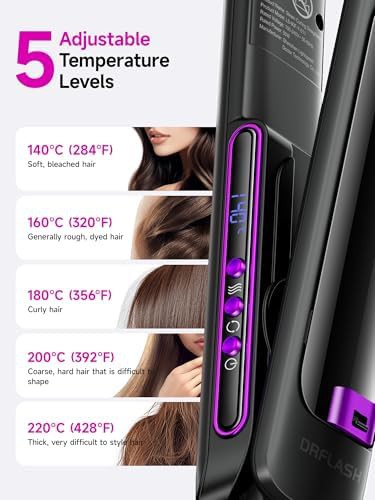 Titanium steam hair straightener and curler — photo 3