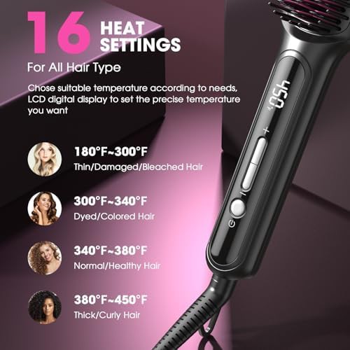 Plasma technique ceramic straightening brush — photo 4