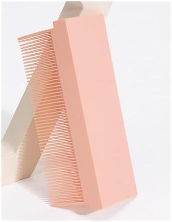Pink natural hair flat iron comb