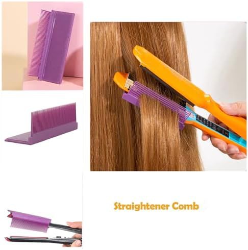 Dladhict purple removable flat iron comb — photo 3