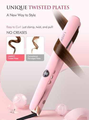 Twist curling flat iron with dual voltage — photo 3