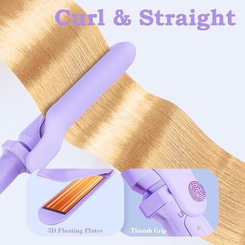 Ceramic curling wand and flat iron set — photo 4