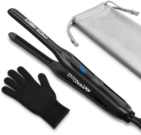 Pencil thin 0.3 in ceramic flat iron