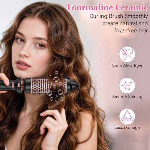 Ceramic curling iron and thermal brush set — photo 3