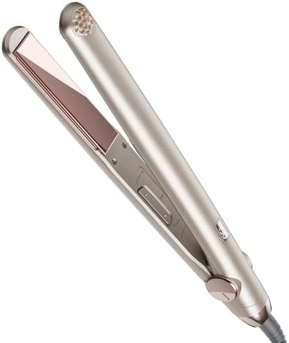Champagne titanium one inch straightening iron