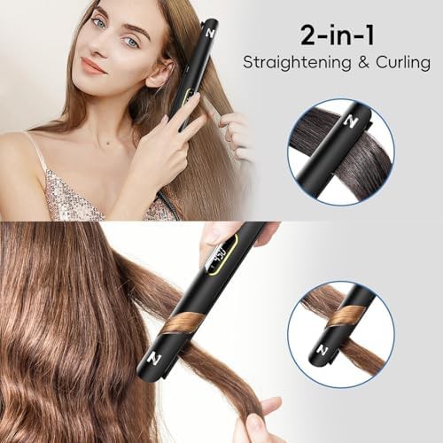 Titanium Flat Iron with Digital Display — photo 4