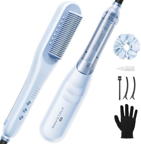Pro steam hair straightening brush