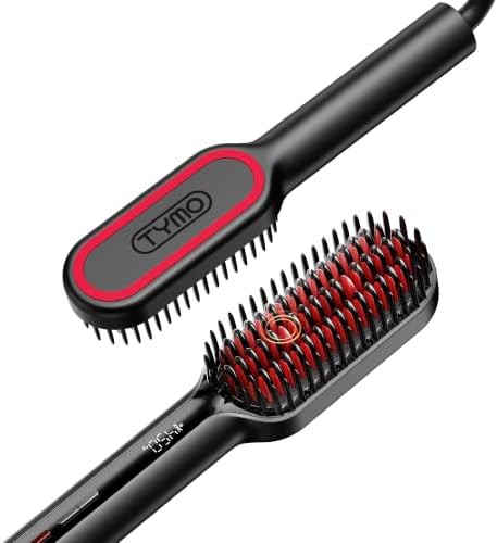 Mini ionic hair straightening brush