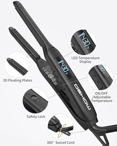 Pencil thin flat iron for pixie cuts — photo 4