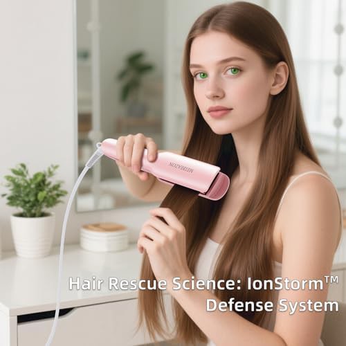 Wide ceramic ionic flat iron — photo 3