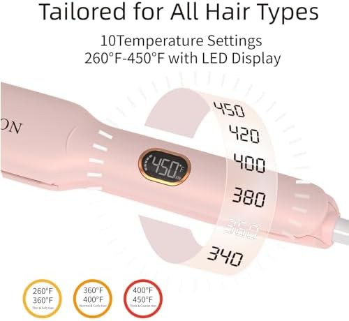 Wide ceramic ionic flat iron — photo 4