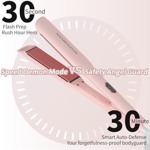 Wide ceramic ionic flat iron — photo 5