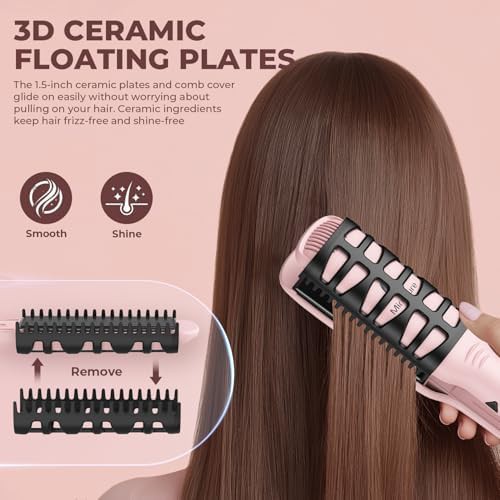 Wide ceramic flat iron with 1.5 in plates — photo 4