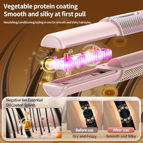 Gold cordless flat iron and curler — photo 3