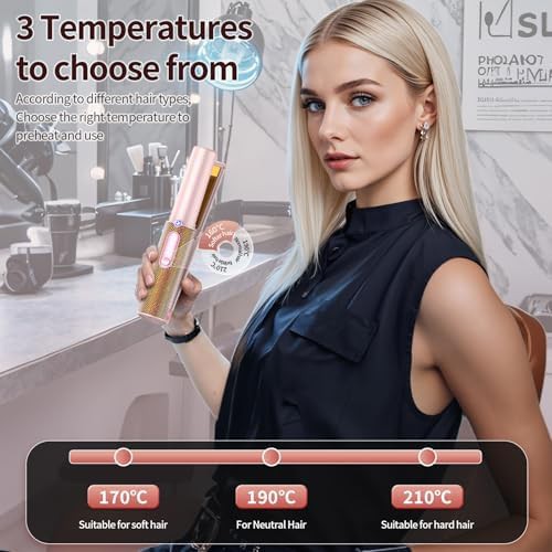 Gold cordless flat iron and curler — photo 5