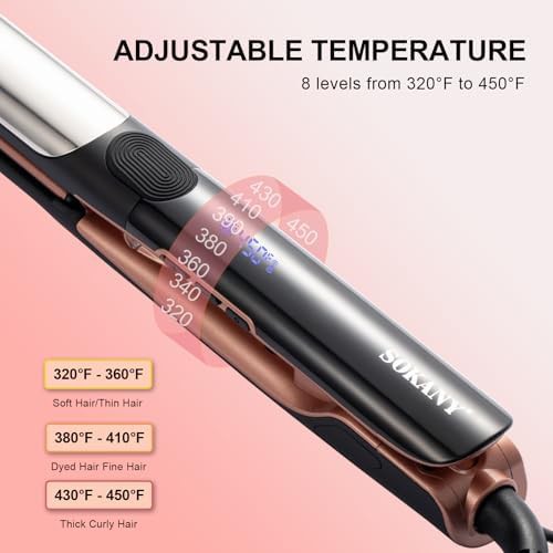 Titanium flat iron and curler with dual voltage — photo 4