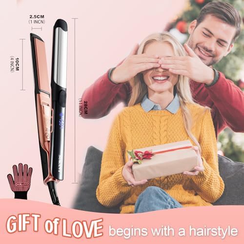 Titanium flat iron and curler with dual voltage — photo 5
