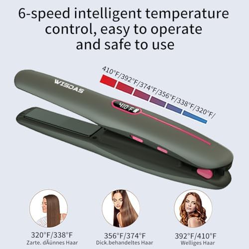 Grey cordless mini travel iron — photo 3