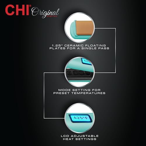 CHI Original flat iron 1.25 inch mint — photo 3