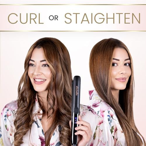 Slim titanium flat iron with infrared heat — photo 5