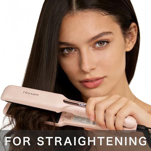 Pink titanium travel hair straightener — photo 5