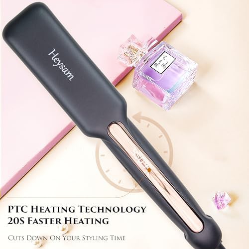 Wide ceramic flat iron for thick hair — photo 5