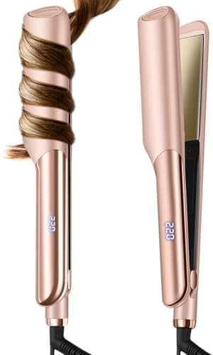 Rose gold wide plate straightener