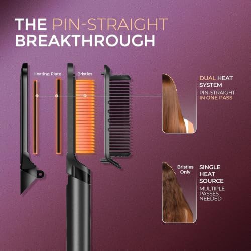 Ionic ceramic hot comb and flat iron — photo 4