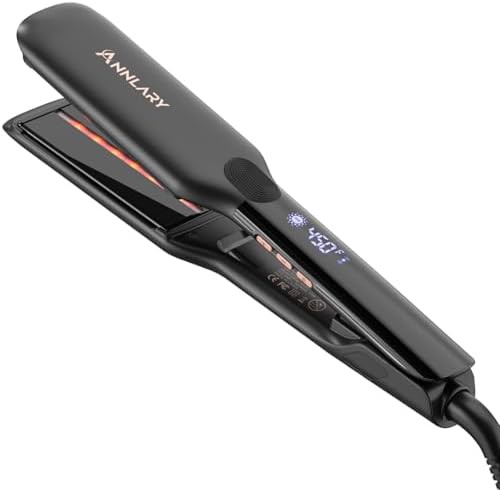 Wide plate infrared and ionic straightener