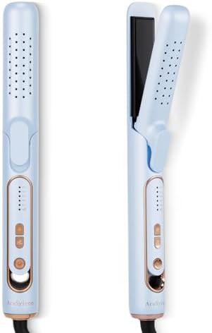 cold airflow curling iron in blue