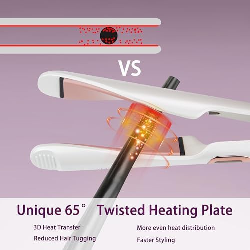 Tourmaline ceramic twist styler with mat — photo 4