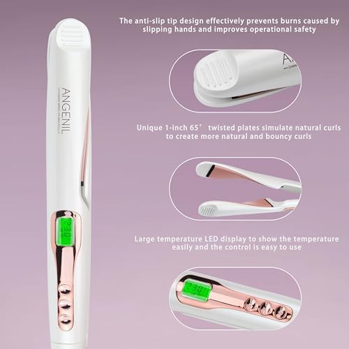 Tourmaline ceramic twist styler with mat — photo 5
