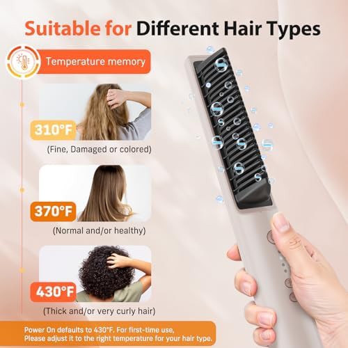 Quico pink straightening brush — photo 4