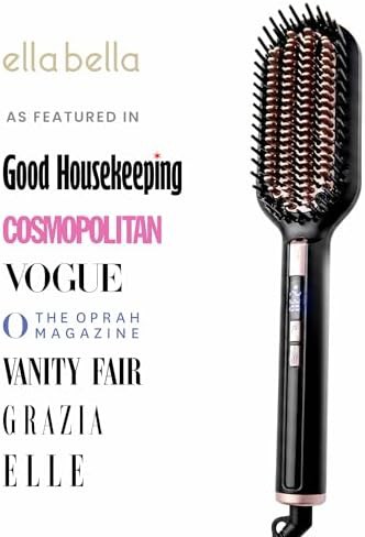 Heated straightening brush and comb styler — photo 3