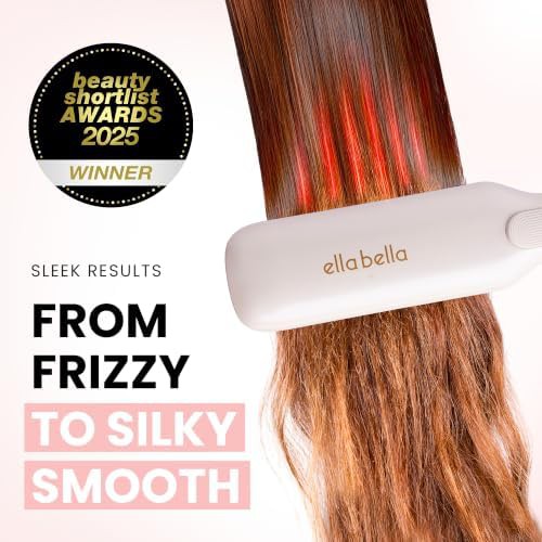 Large titanium ionic straightening iron — photo 3