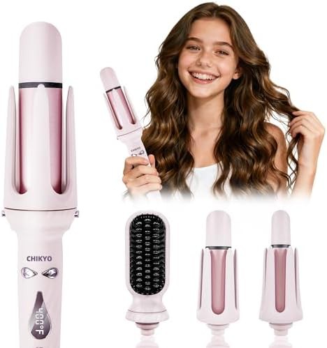 Pink multifunctional straightening brush
