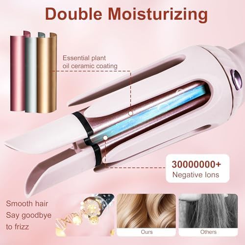 Pink multifunctional straightening brush — photo 4