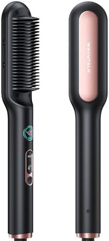 Sleek sweep ionic straightening brush black