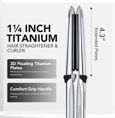 Dual voltage titanium straightener and curler — photo 4