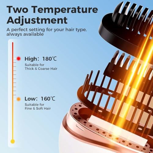 White cordless rapid heat hot comb — photo 5