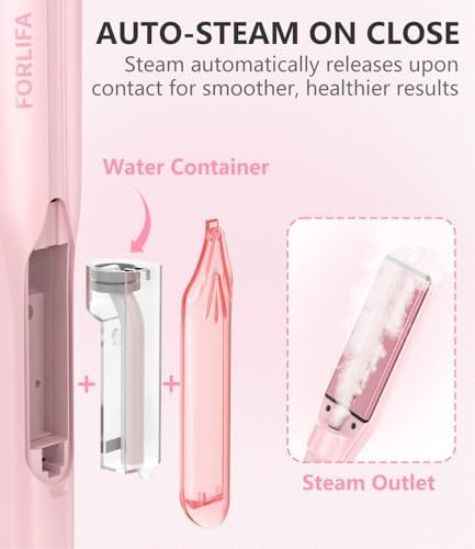 Steam infrared ceramic curler straightener — photo 3