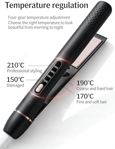 Fast heating ceramic travel flat iron — photo 4